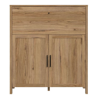 Malte Brun Bar Chest in Waterford Oak - NIXO Furniture.com