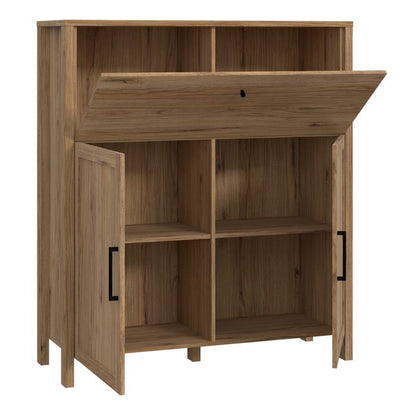 Malte Brun Bar Chest in Waterford Oak - NIXO Furniture.com