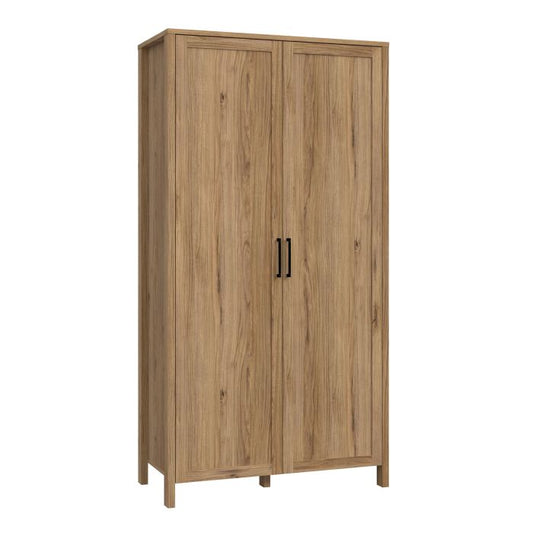 Malte Brun Hallway Wardrobe in Waterford Oak - NIXO Furniture.com