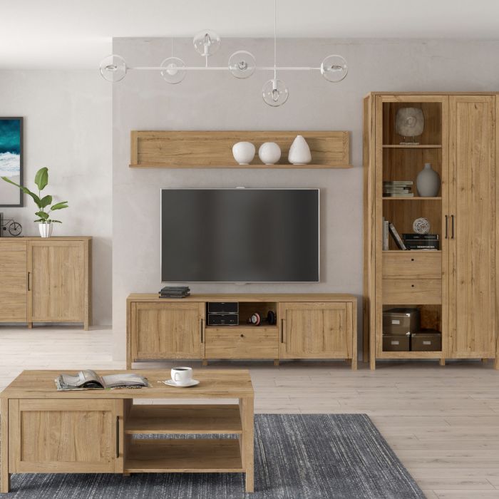 Malte Brun TV Unit in Waterford Oak - NIXO Furniture.com