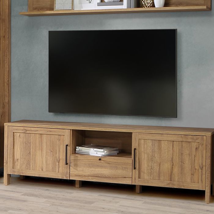 Malte Brun TV Unit in Waterford Oak - NIXO Furniture.com