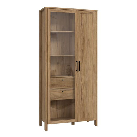 Malte Brun Display Cabinet in Waterford Oak - NIXO Furniture.com