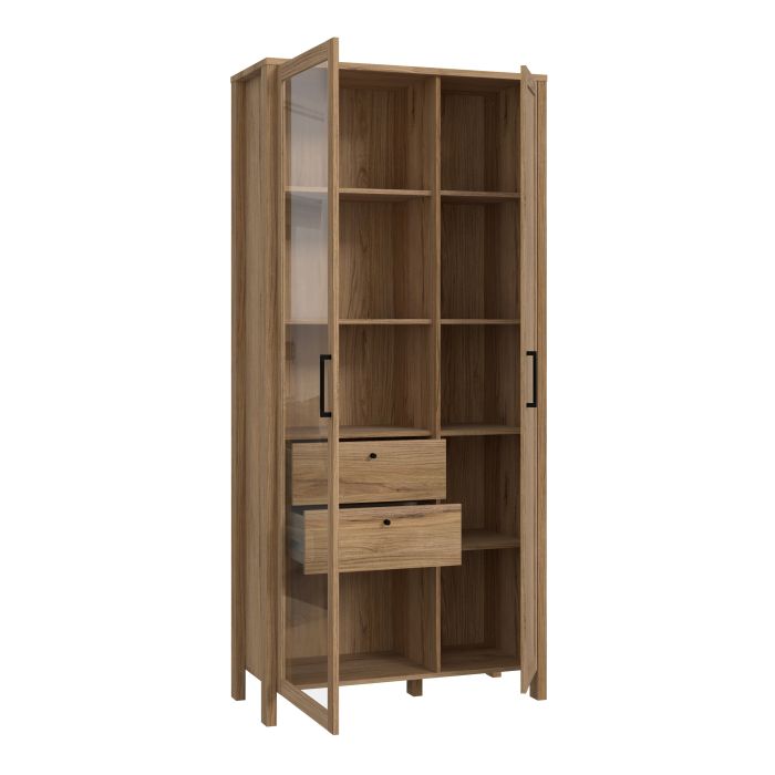 Malte Brun Display Cabinet in Waterford Oak - NIXO Furniture.com