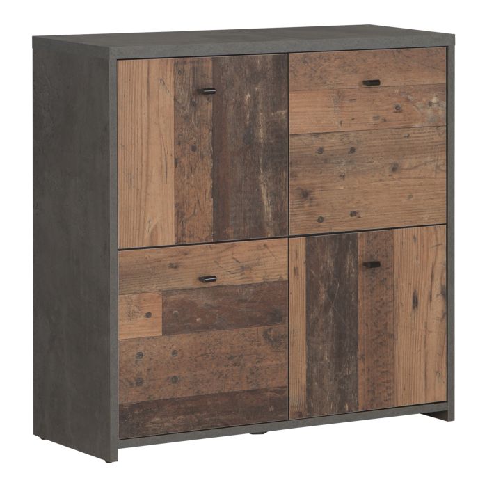 Best Chest Storage Cabinet with 4 Doors - NIXO Furniture.com