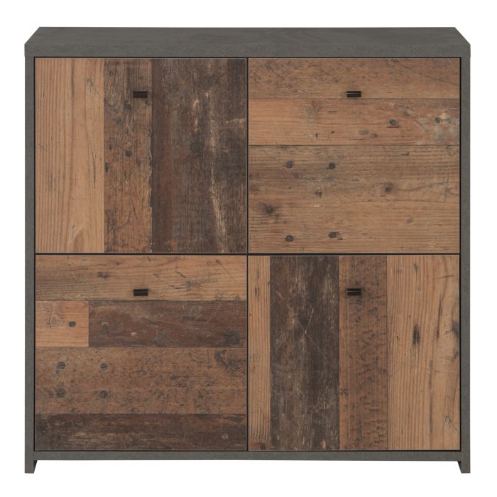 Best Chest Storage Cabinet with 4 Doors - NIXO Furniture.com