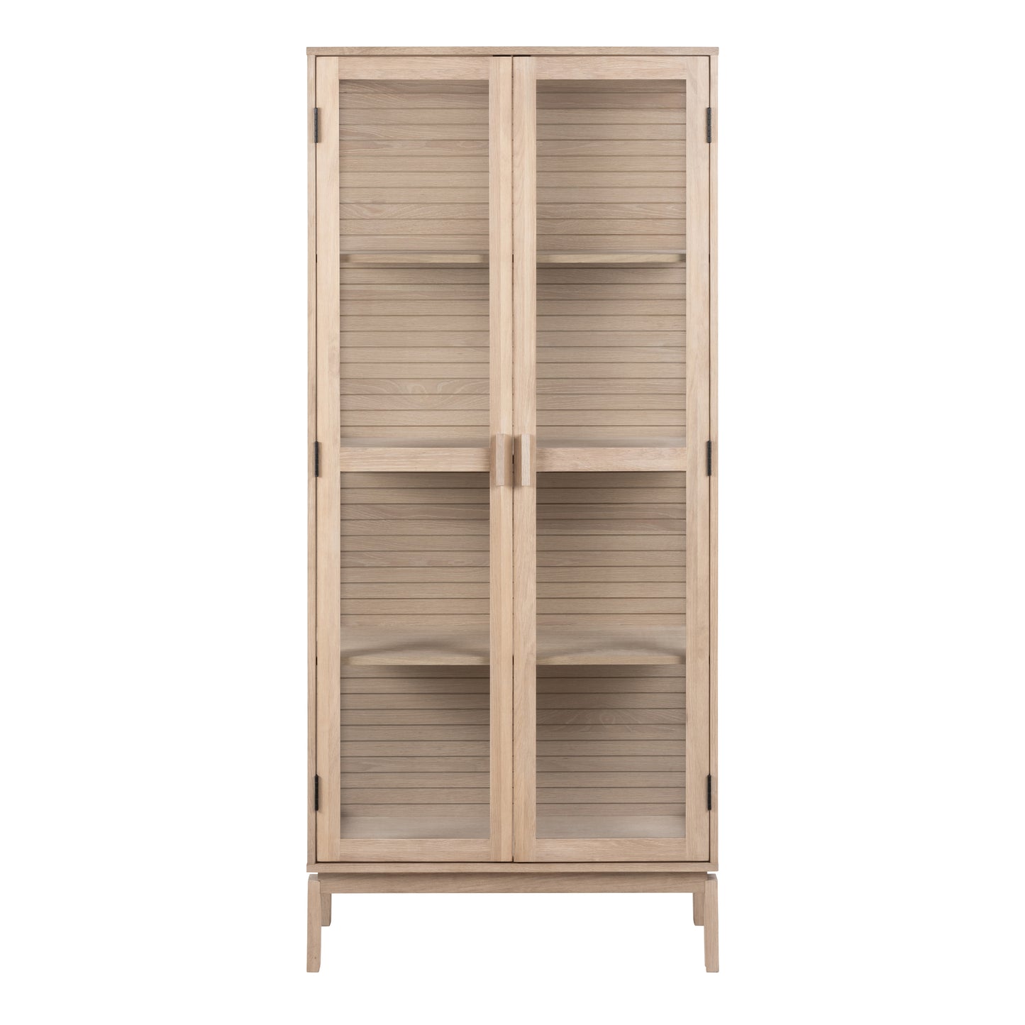 Linley Display Cabinet in White Oak