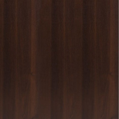 Imperial Tall 2 Drawer Narrow Cabinet with Open Shelving in Dark Mahogany Melamine - NIXO Furniture.com